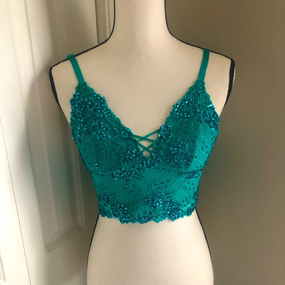 Marciano Sequin Top